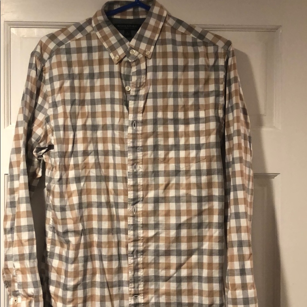 Men’s button down banana republic